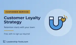 customer loyalty strategy hero: a magnet drawing in a gold heart