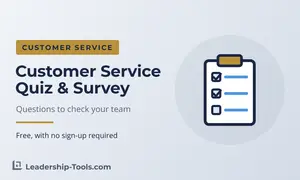 customer service quiz hero: a clipboard with checked boxes