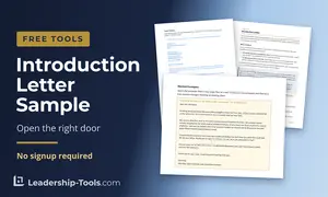 free introduction letter sample with the letter version and a completed introduction to a prospect