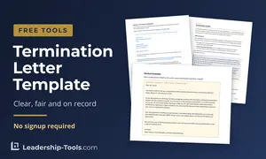 free termination letter template with the for-cause version and a completed termination letter