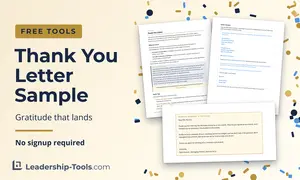 free thank you letter sample with the letter version and a completed thank-you for a referral