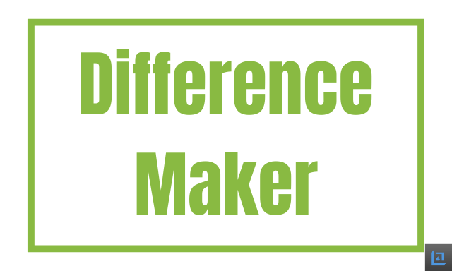 Difference Maker recognition card