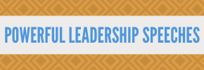 leadership speeches