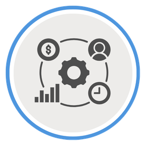 Icon representing the Project Prioritization Template for organizational leadership planning