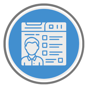 Role persona icon representing role clarity and responsibilities