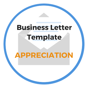 appreciation letter