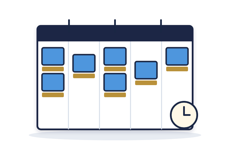 a week of skip-level meetings booked with a buffer after each one