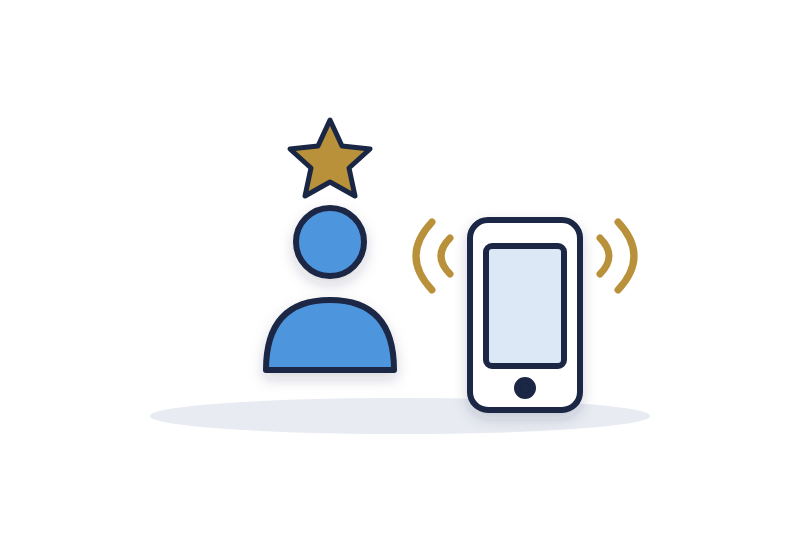 Retaining a High Performer | Leadership-Tools a star performer beside a ringing phone, a sign that other employers are calling