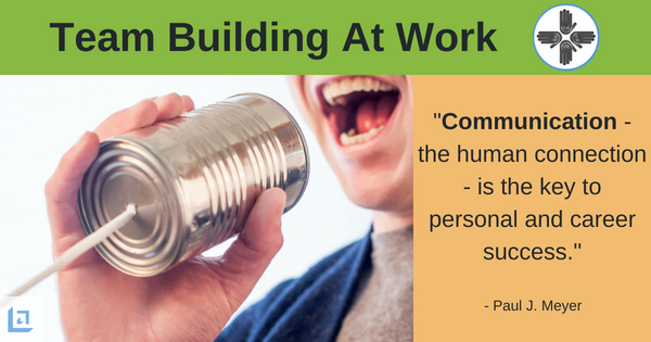 communication and team building