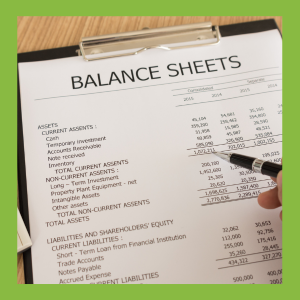 Balance Sheet: Assets - Liabilities = Net Worth balance sheet