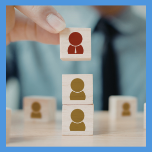 blocks stacked to define roles