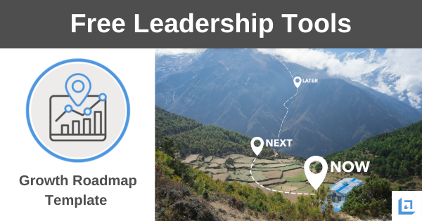 Free Growth Roadmap Template for building a leadership action plan