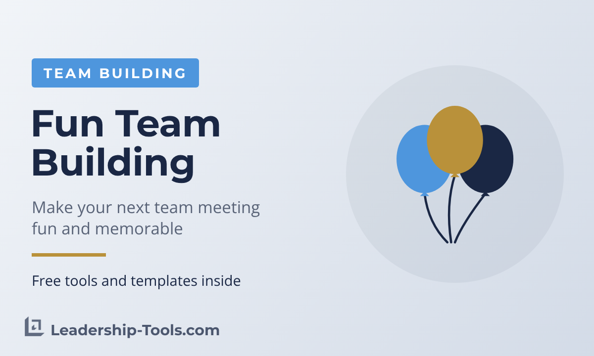 fun team building activities article hero: three balloons tied together