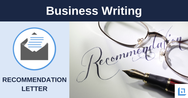 letter of recommendation template with the word recommendation written in script