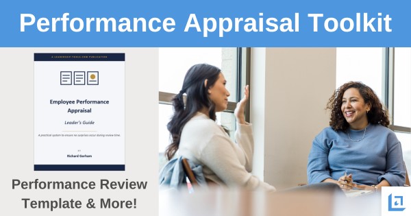 Performance appraisal toolkit with a free performance appraisal template, form, and leader's guide